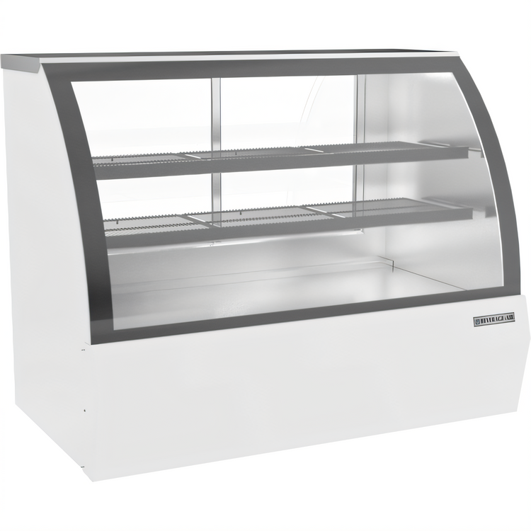 Product image #1 for Beverage-Air CDR5HC-1-W 60-Inch Open-Food Refrigerated Deli/Bakery Case with Curved Front Glass