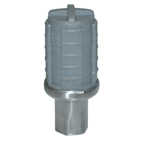 Product image #1 for BK Resources Stainless Steel Over Plastic Bullet Leveling Foot for 1-5/8 Inch Round Tubing