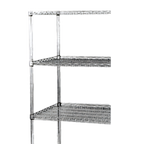 Thumbnail image #1 for Metro Super Erecta HDM1448NC Drop Mat Wire Shelf with Built-In Shelf Ledge, 48"W x 14"D, Chrome