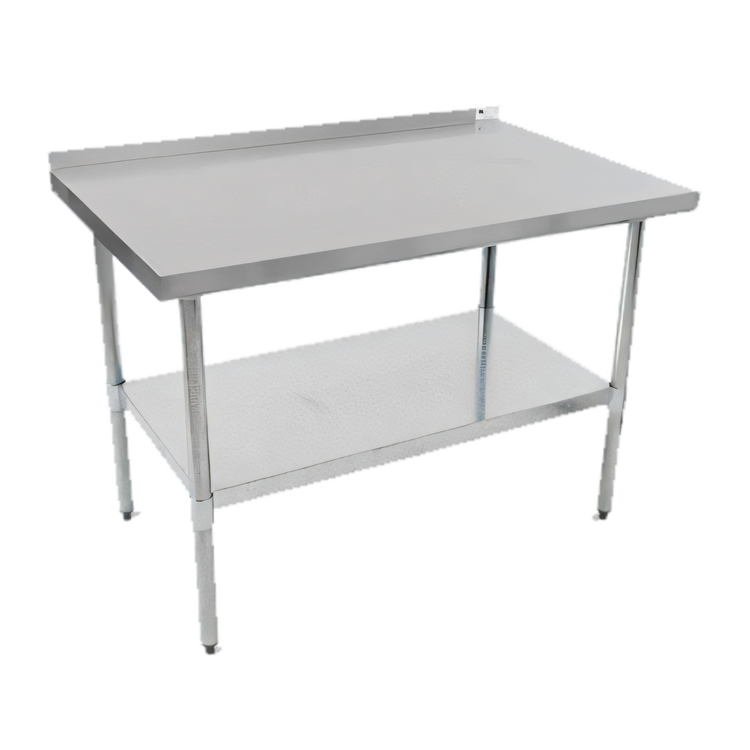 Product image #1 for John Boos Stallion 36" x 18" 18-Gauge Stainless Steel Economy Work Table with Rear Riser and Undershelf