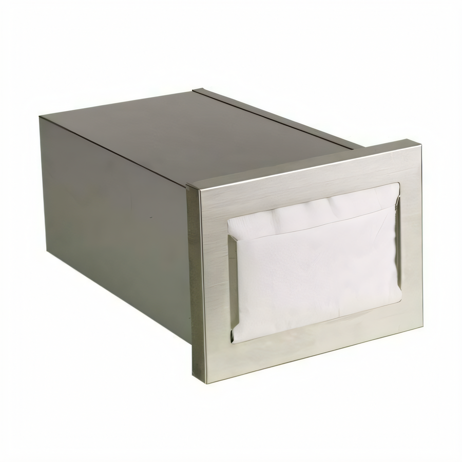 Product image #1 for Dispense-Rite CMND-1 Built-In Horizontal Full-Fold Stainless Steel Napkin Dispenser