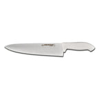 Thumbnail image #1 for Dexter Russell SofGrip 24163 10-Inch Stamped Chef's Knife, High-Carbon Stainless Steel, White Non-Slip Soft Rubber Grip Case of 6