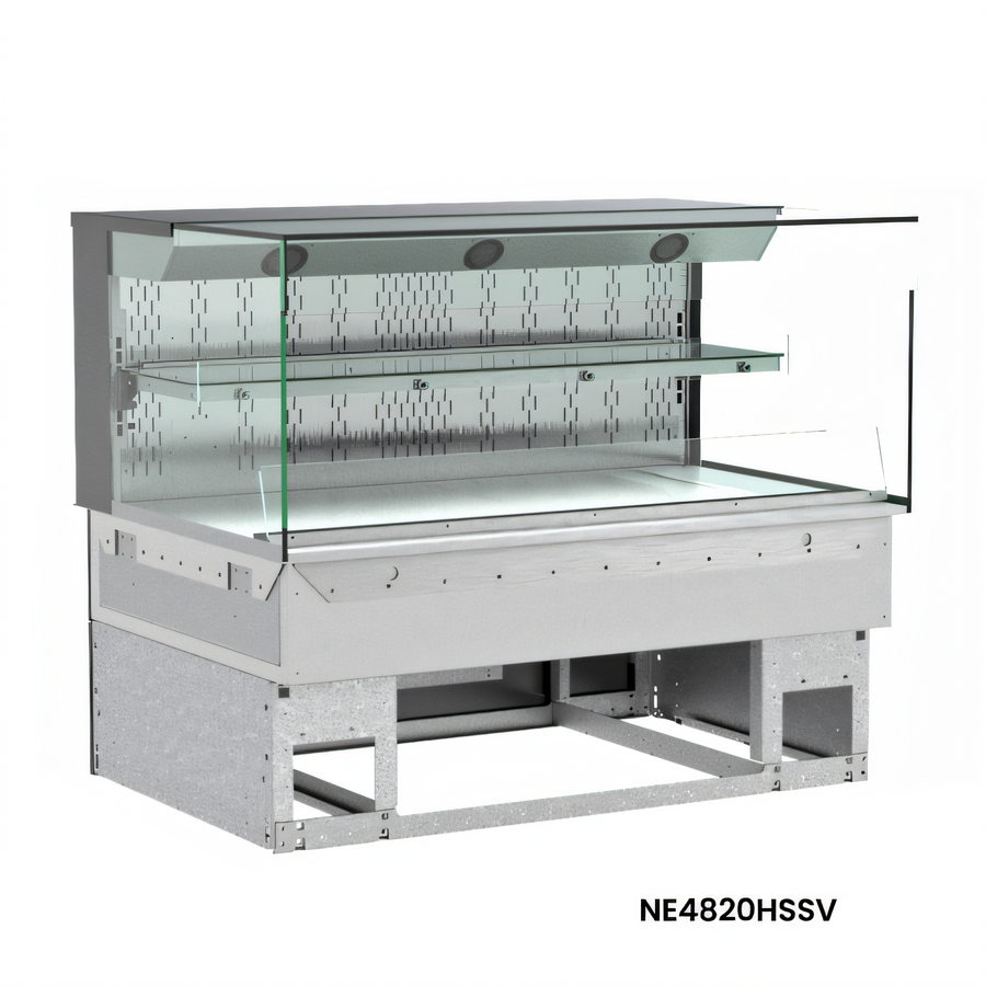 Product image #1 for Structural Concepts Reveal® Self-Service Heated Slide-In Counter Display Case with 1 Adjustable Glass Shelf