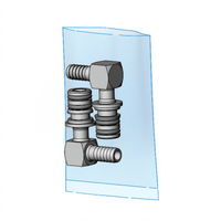ShurFlo 3/8-Inch Stainless Steel Elbow Water Filter Fitting Kit, 40-Pack
