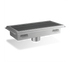 Thumbnail image #1 for Steel Works Stainless 12 x 48 x 4 Inch 14-Gauge 304 Stainless Steel Floor Trough with Grating and Center Drain