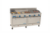 Thumbnail image #1 for Comstock-Castle 72-Inch Commercial Gas Range with 2 Open Burners, 36-Inch Griddle, 24-Inch Charbroiler, and 2 Ovens