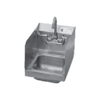 Thumbnail image #1 for Serv-Ware HS10S-CWP Wall-Mounted 304 Stainless Steel Hand Sink, 9 x 9 x 4-Inch Bowl, Double Splash Guards, Faucet Included