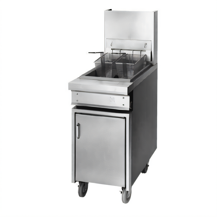 Product image #1 for Titan JTFF-40-18 18-Inch Heavy Duty Gas Fryer with 40-50 lb. Capacity