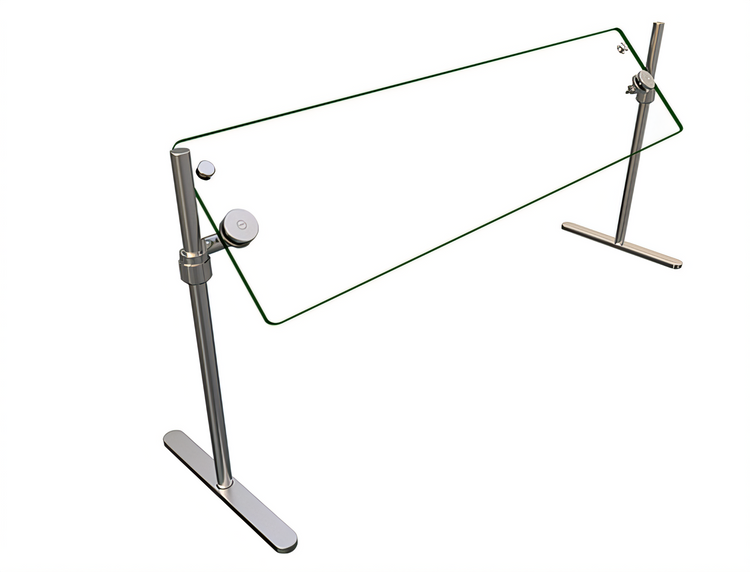 Product image #1 for Hatco Flav-R-Shield 48-Inch Portable Self-Service Sneeze Guard