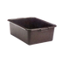 Thumbnail image #1 for Traex® Standard 1-Compartment Gray Bus Box, 21-3/4 x 15-1/2 x 7 Inch, High-Density Polyethylene