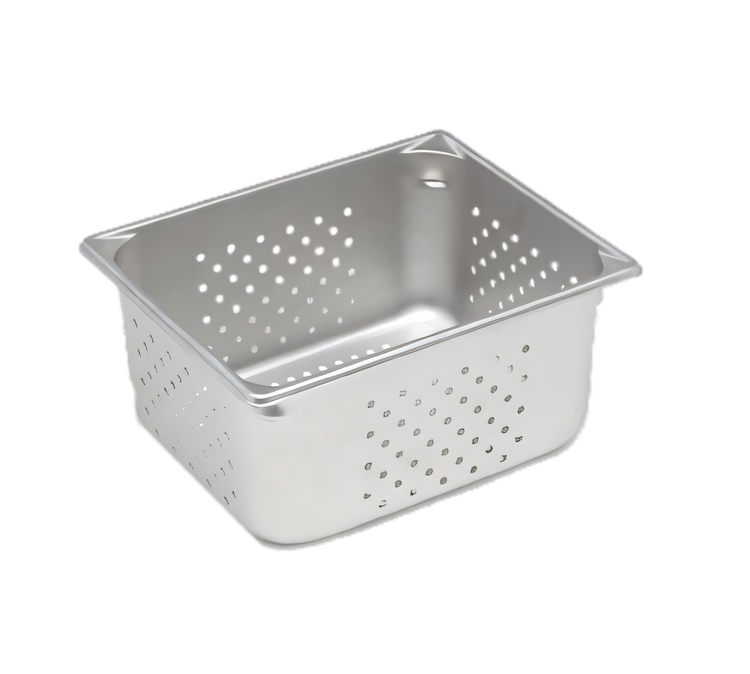 Product image #1 for Vollrath Super Pan V 1/2 Size Perforated 6-Inch Deep 22-Gauge Stainless Steel Hotel Pan