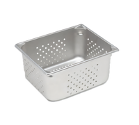 Vollrath Super Pan V 1/2 Size Perforated 6-Inch Deep 22-Gauge Stainless Steel Hotel Pan