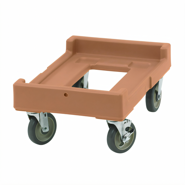 Product image #1 for Cambro Camdolly Open Frame Transport Dolly, 300 lb Capacity, 5-Inch Casters, Coffee Beige