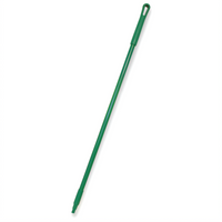 Sparta® 48 Inch x 1 Inch Fiberglass Threaded Broom and Mop Handle with Hanging Cap, Green