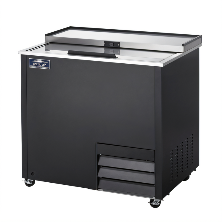 Product image #1 for Arctic Air 36-Inch Self-Contained Glass Froster Freezer with Locking Sliding Lid