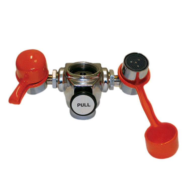 Product image #1 for Faucet-Mounted Eye Wash Attachment for Standard Spouts with Adjustable Aerated Heads