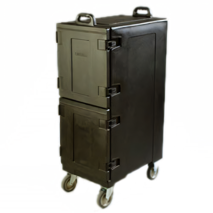 Product image #1 for Cateraide Insulated Double-End Load Food Pan Carrier, Black, Holds 16 Pan Combinations
