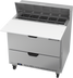 Thumbnail image #1 for Beverage Air Sandwich Top Refrigerated Prep Table with 2 Drawers, 36-Inch Wide, 10.01 Cu. Ft.
