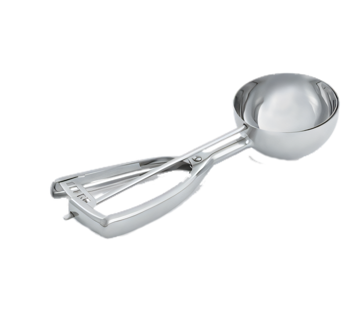 Product image #1 for Vollrath Size 6 Round Bowl Stainless Steel Disher with Universal Squeeze Handle