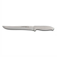 Dexter Russell SofGrip 8-Inch Scalloped Utility Slicer with White Soft-Grip Handle