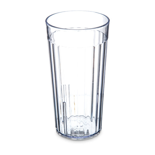 Product image #1 for Bistro 16 oz Clear Fluted SAN Plastic Tumbler