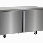 Thumbnail image #1 for Delfield 4460NP 60-Inch Two-Section Worktop Refrigerator with 2 Doors, Stainless Steel Exterior