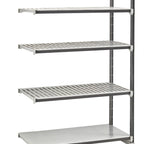 Thumbnail image #1 for Cambro Camshelving® Elements EXA215472VS4480 Polymer Shelving Add-On Unit, 21-Inch Deep x 54-Inch Wide x 72-Inch High, 4-Tier, Vented/Solid, Gray