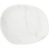 Thumbnail image #1 for Ridge 13-Inch Oblong Platter, White Marble Melamine