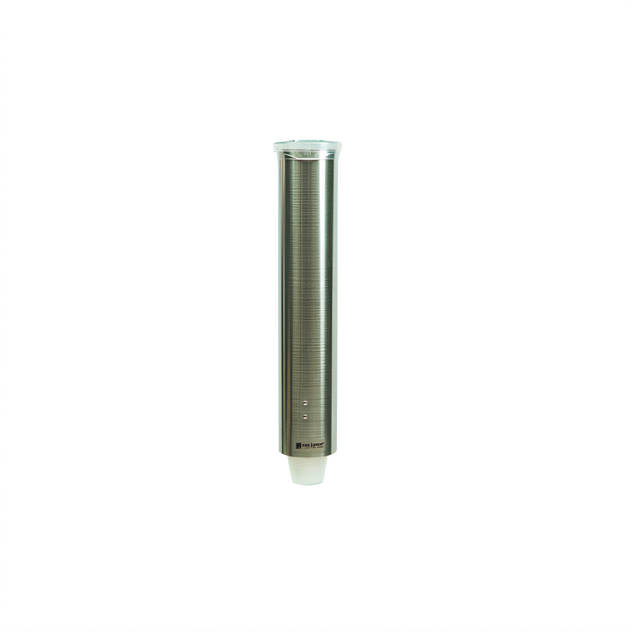 Product image #1 for San Jamar Small Pull-Type Wall-Mount Water Cup Dispenser, 16-Inch Stainless Steel Tube