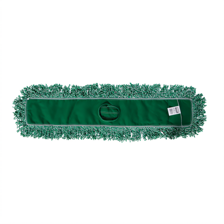 Product image #1 for Rubbermaid Commercial Microfiber Looped-End Dust Mop Head, 36 x 5 Inches, Green