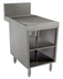 Thumbnail image #1 for Advance Tabco Prestige Supreme Underbar Drainboard Cabinet, 24-Inch, Open Front, 7-Inch Backsplash