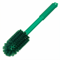 Sparta Color-Coded Multi-Purpose Valve & Fitting Brush, 16 Inch Handle, 3 Inch Round Head, Medium Stiff Polyester Bristles, Green