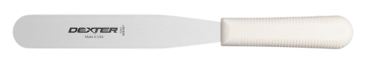 Product image #2 for Sani-Safe 6-Inch Baker's Spatula with Stainless Steel Blade and White Polypropylene Handle
