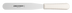 Thumbnail image #2 for Sani-Safe 6-Inch Baker's Spatula with Stainless Steel Blade and White Polypropylene Handle