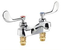 Royal Series 4-Inch Center Deck Mount Lavatory Faucet with Fixed Cast Spout