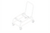 Thumbnail image #1 for Hobart Weigh/Wrap Mobile Cart Stand for HBR302-1 Scale