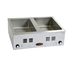 Thumbnail image #1 for RedHots Countertop Electric Food Warmer with 2 Full-Size Pan Openings, Wet/Dry, Stainless Steel, 208V