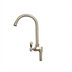 Thumbnail image #1 for BK Resources Evolution Series Add-On Gooseneck Faucet Spout, 6-Inch, Stainless Steel