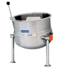 Thumbnail image #1 for Cleveland Range KDT20T 20-Gallon Countertop Direct Steam Tilting Kettle with 2/3 Steam Jacket and 316 Stainless Steel Liner