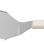 Thumbnail image #2 for Dexter Russell Basics 31648 Hamburger Turner, Heavy Stainless Steel, Offset Blade, 5 x 4 Inches, Polypropylene Handle Case of 6