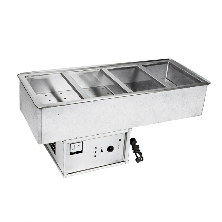 Product image #1 for Atlas Metal WCM-HP-X-3 3-Pan Hot/Cold Drop-In Food Well with Remote Refrigeration
