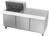 Thumbnail image #1 for Beverage-Air SPE72HC-12M 72-Inch Three-Section Mega Top Sandwich Prep Table with 12-Pan Opening