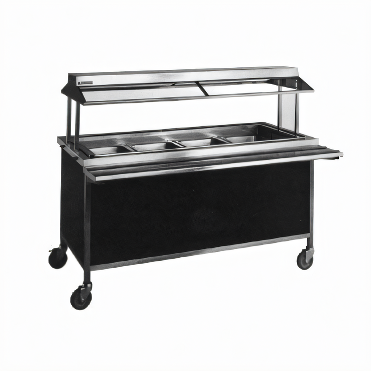 Product image #1 for Atlas Metal CARM-5 77-1/2" 5-Pan Mobile Cold Food Serving Counter