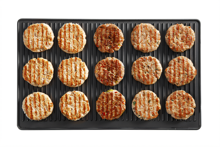 Product image #1 for Lainox APLR11 Non-Stick Aluminum Alloy Stripe Grill / Pizza Grill Plate, 1/1 GN