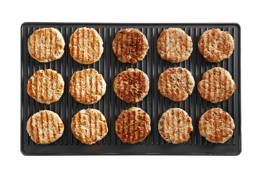 Product image #1 for Lainox APLR11 Non-Stick Aluminum Alloy Stripe Grill / Pizza Grill Plate, 1/1 GN