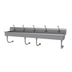 Thumbnail image #1 for Advance Tabco 100-Inch Wall Mounted Multiwash Hand Sink with 5 Electronic Faucets