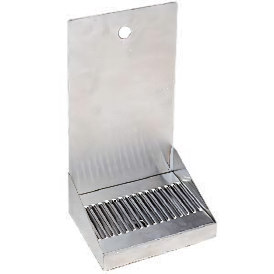 Product image #1 for Micro Matic Wall-Mount Stainless Steel Drip Tray Trough with 1 Faucet Hole and 1/2 in. NPT Drain