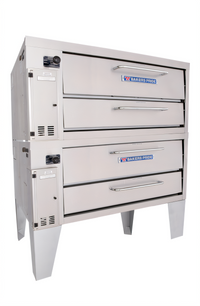 Bakers Pride Super Deck Series 2-Deck Gas Pizza Deck Oven, 45 Inch x 24.5 Inch Bake Deck, Shallow Depth