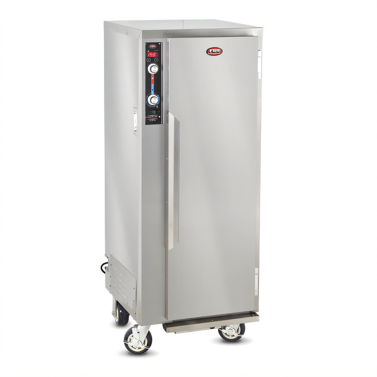 Product image #1 for FWE MT-1220-15 Mobile Moisture-Temp Heated Holding Cabinet, 15 Full-Size Pan Capacity, Stainless Steel