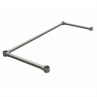 Omcan Stainless Steel Leg Brace for 18 x 36 Inch Ice Bins